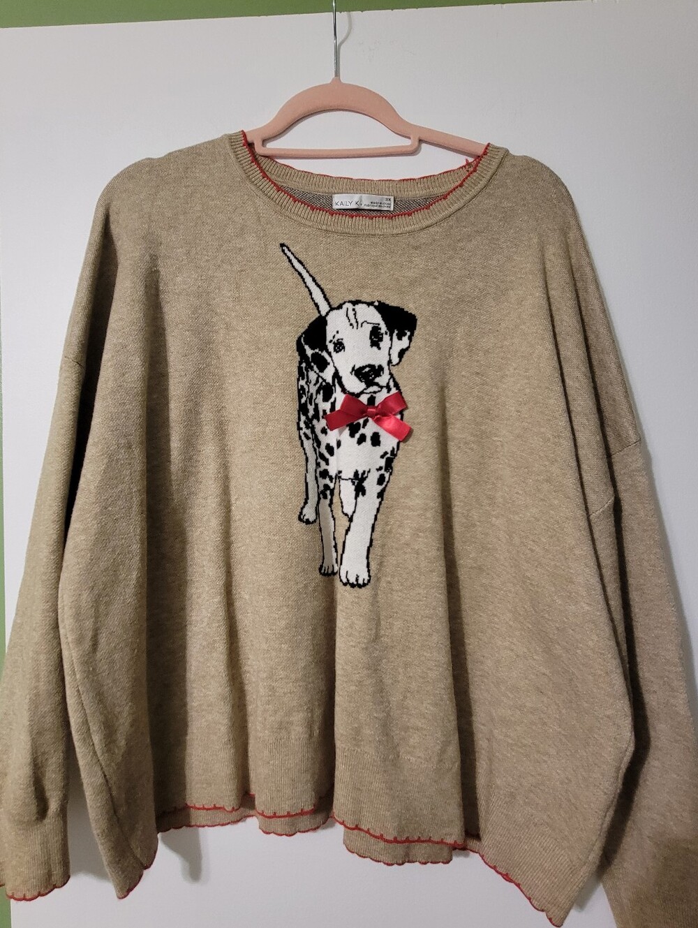 KAILY K Dalmatian Soft Sweater
